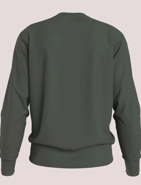CALVIN KLEIN Sudadera Hombre Future Motion Graphic Crew Neck Verde>Hombre Sudaderas