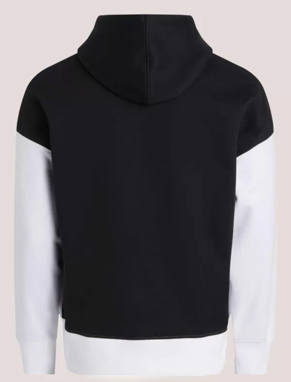 CALVIN KLEIN Sudadera Hombre Institutional Colorblock Hoodie Blanco>Hombre Sudaderas