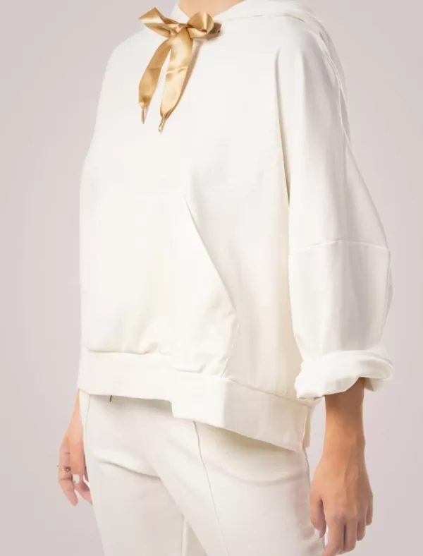 OBVIO Sudadera Zoe Blanco>Mujer Sudaderas