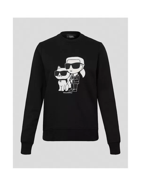 KARL LAGERFELD Sudaderas Ikonik 2.0 Sweatshirt Negro>Mujer Sudaderas