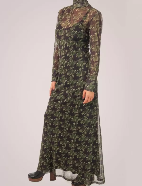 OBVIO Vestido Eyen Verde>Mujer Vestidos