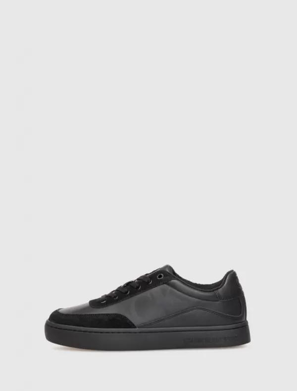 CALVIN KLEIN Zapatilla Classic Cupsole Laceupmix Lth Negro>Hombre Zapatillas