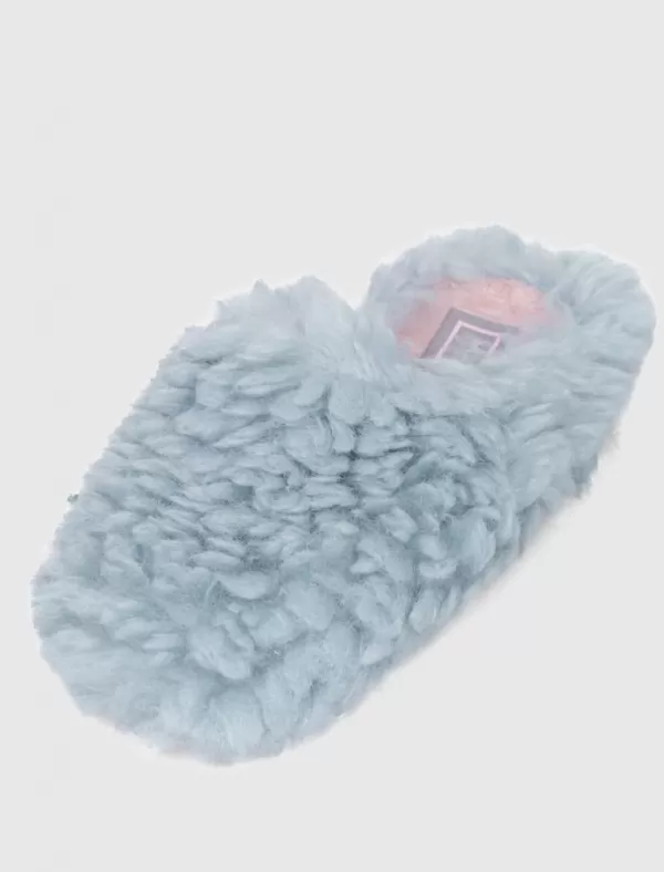 MACARENA Zapatilla De Casa Anais 176 Celeste>Mujer Zapatillas Casa