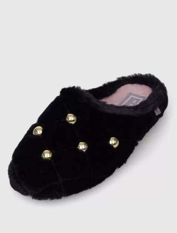 MACARENA Zapatilla De Casa Anais 34 Negro>Mujer Zapatillas Casa
