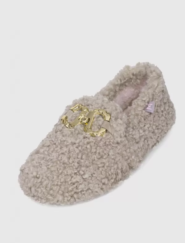 MACARENA Zapatilla De Casa Anais 44 Taupe>Mujer Zapatillas Casa
