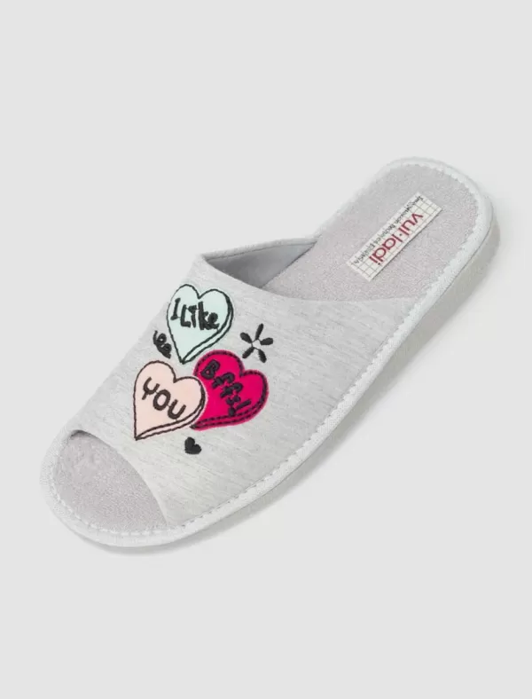 VUL-LADI Zapatilla De Casa 2078-676 Gris>Mujer Zapatillas Casa