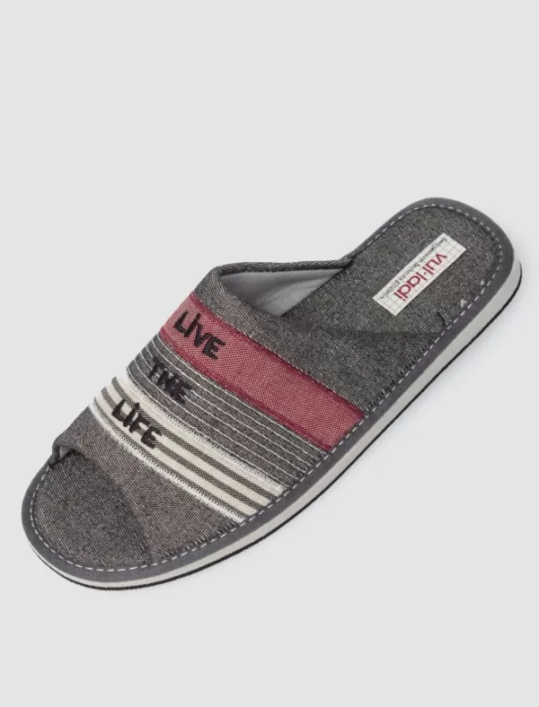 VUL-LADI Zapatilla De Casa 2566-728 Gris>Hombre Zapatillas Casa