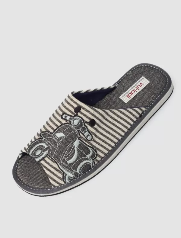 VUL-LADI Zapatilla De Casa 2571-727 Gris>Hombre Zapatillas Casa