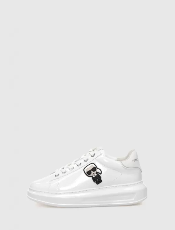 KARL LAGERFELD Zapatilla Kapri Ikon Shinelo Unlined Blanco>Mujer Zapatillas