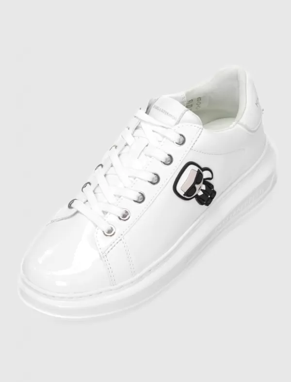 KARL LAGERFELD Zapatilla Kapri Ikon Shinelo Unlined Blanco>Mujer Zapatillas
