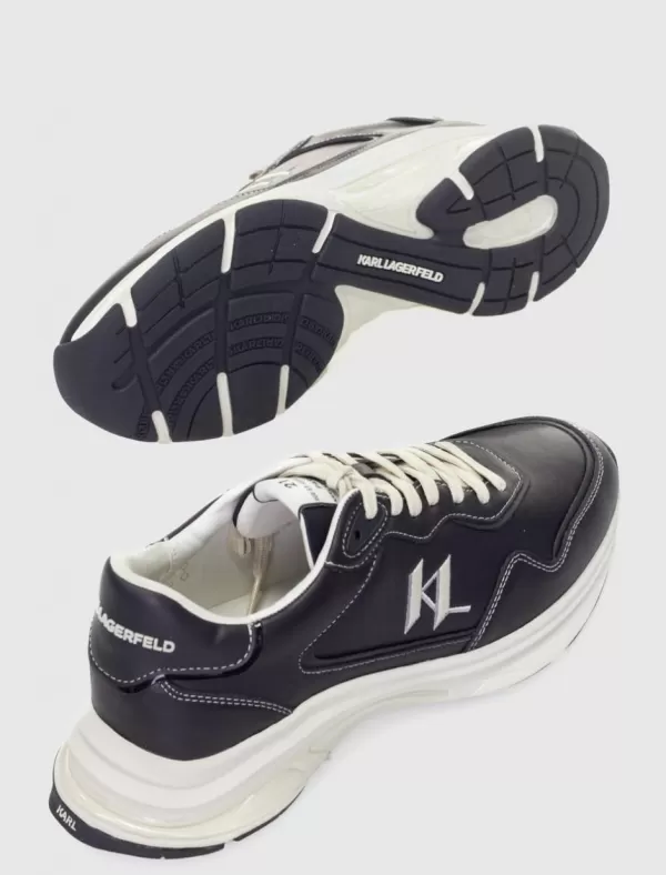 KARL LAGERFELD Zapatilla Kapri Lux Finesse Monogram Kc Lo Negro>Hombre Zapatillas