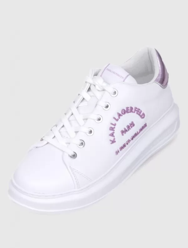 KARL LAGERFELD Zapatilla Kapri Metal Maison Karl L0 Blanco>Mujer Zapatillas