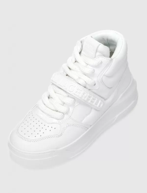 KARL LAGERFELD Zapatilla Krew Max Kc Kollar Mid Boot Blanco>Mujer Zapatillas