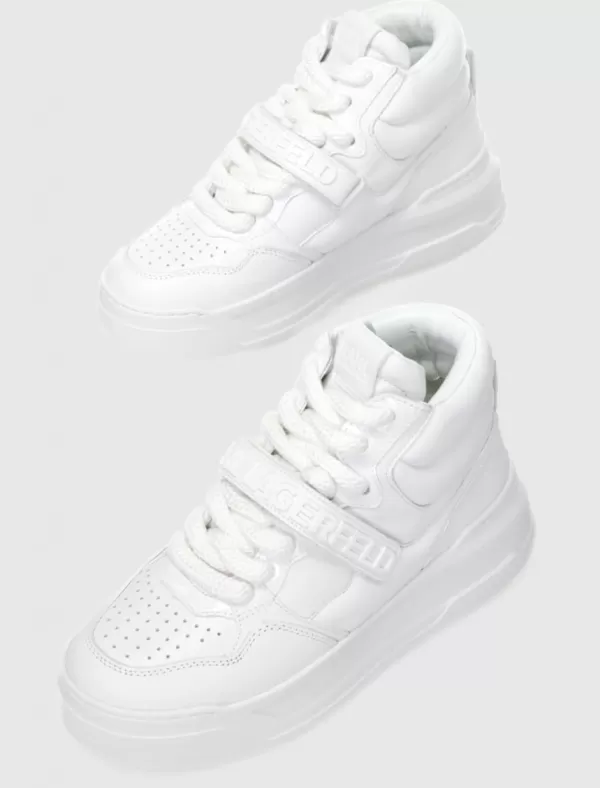 KARL LAGERFELD Zapatilla Krew Max Kc Kollar Mid Boot Blanco>Mujer Zapatillas