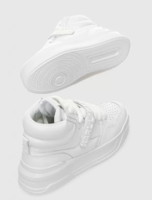 KARL LAGERFELD Zapatilla Krew Max Kc Kollar Mid Boot Blanco>Mujer Zapatillas