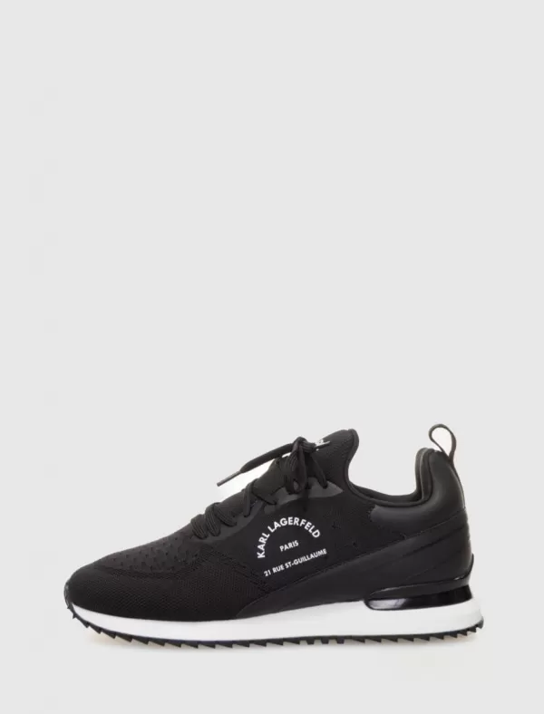 KARL LAGERFELD Zapatilla Velocitor Ii Maison Knit Runner Negro>Hombre Zapatillas