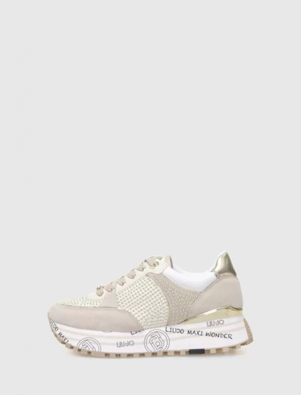 LIU.JO Zapatilla Maxi Wonder 20 Beig>Mujer Zapatillas