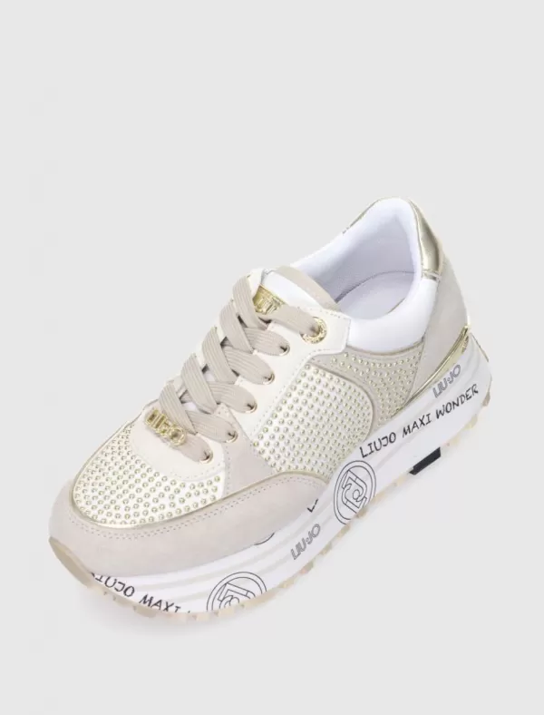 LIU.JO Zapatilla Maxi Wonder 20 Beig>Mujer Zapatillas