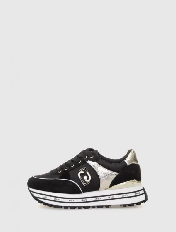 LIU.JO Zapatilla Maxi Wonder 20 Negro>Mujer Zapatillas
