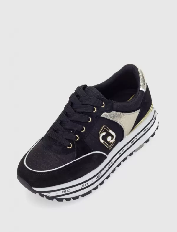 LIU.JO Zapatilla Maxi Wonder 20 Negro>Mujer Zapatillas