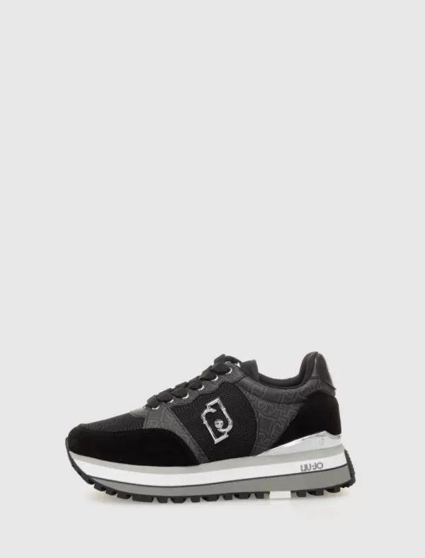 LIU.JO Zapatilla Maxi Wonder 57 Negro>Mujer Zapatillas