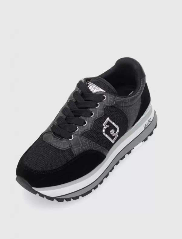 LIU.JO Zapatilla Maxi Wonder 57 Negro>Mujer Zapatillas
