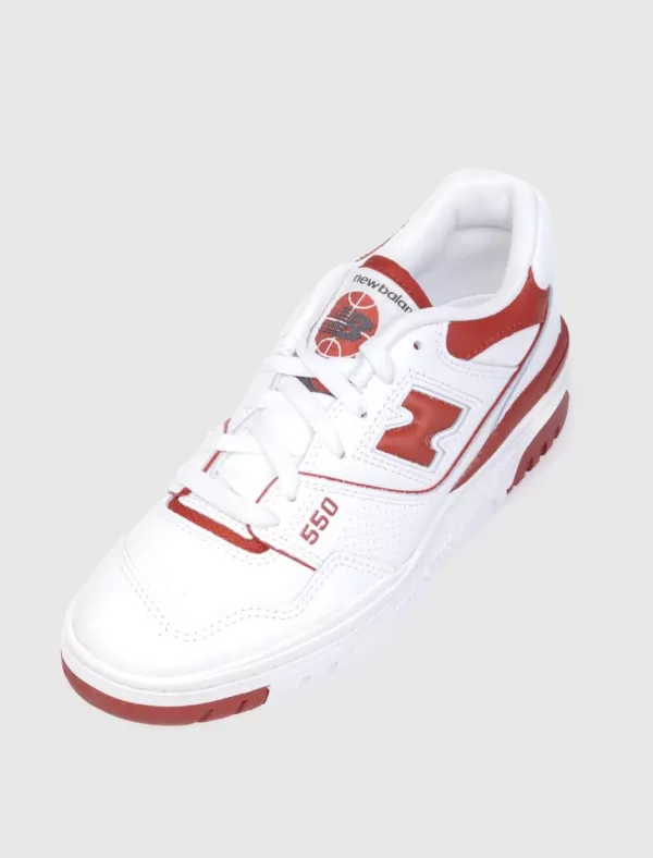 NEW BALANCE Zapatilla Bbw550 Blanco/Naranja>Mujer Zapatillas