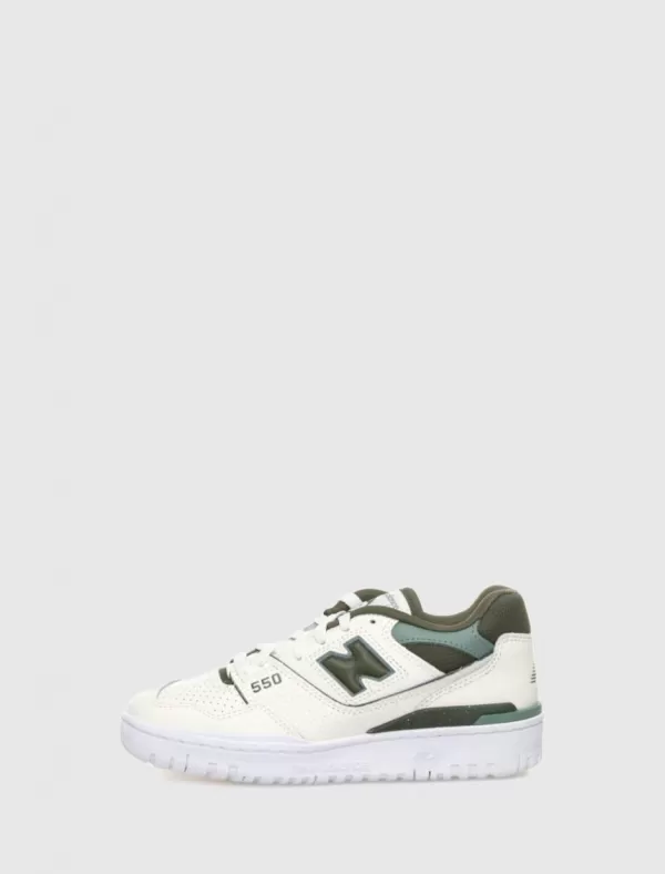 NEW BALANCE Zapatilla Bbw550 Blanco/Verde>Mujer Zapatillas