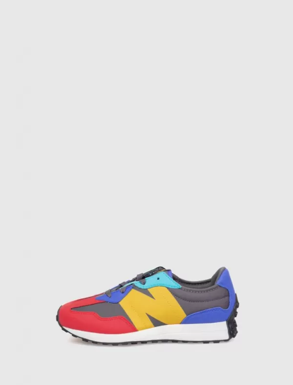 NEW BALANCE Zapatilla Gs327 Multi/Rojo>Mujer Zapatillas