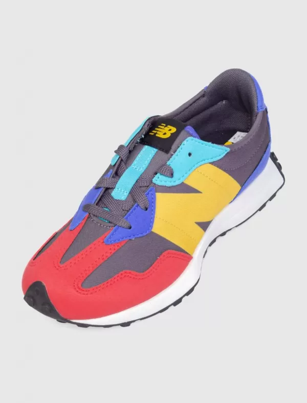 NEW BALANCE Zapatilla Gs327 Multi/Rojo>Mujer Zapatillas