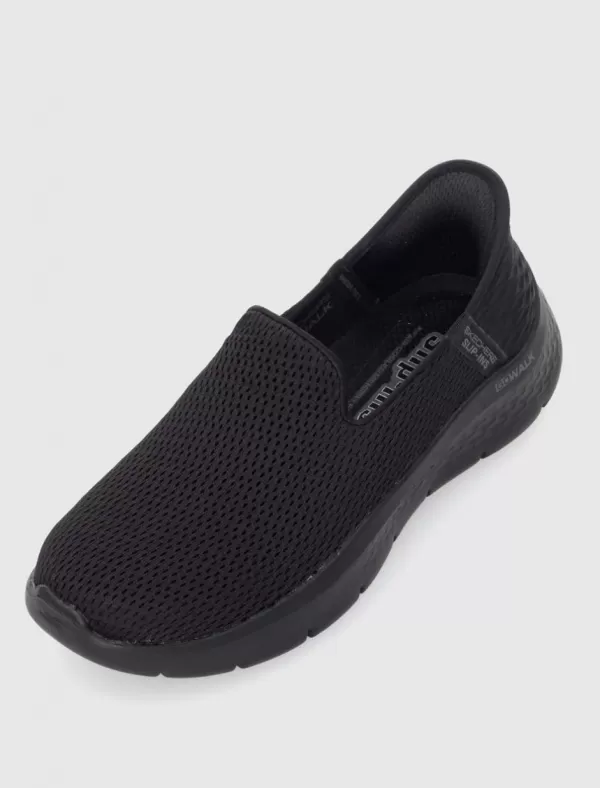 SKECHERS Zapatilla Slip-Ins: Go Walk Flex - Relish Negro>Mujer Zapatillas
