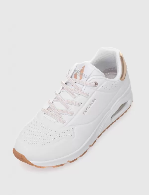 SKECHERS Zapatilla Uno - Shimmer Away Blanco>Mujer Zapatillas