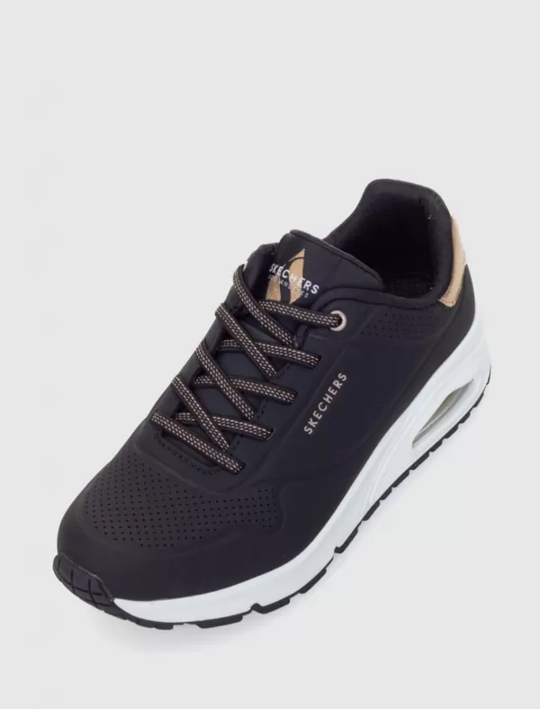 SKECHERS Zapatilla Uno - Shimmer Away Negro>Mujer Zapatillas