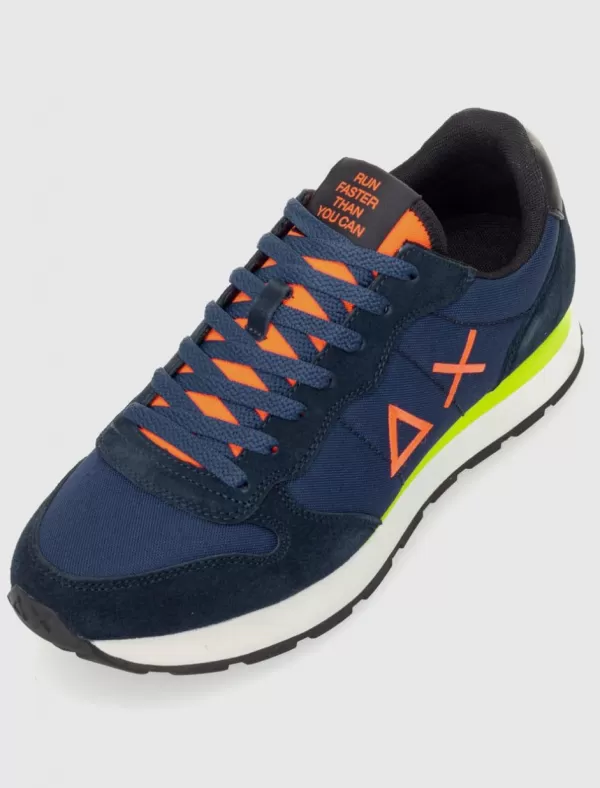 SUN68 Zapatilla Tom Fluo Marino>Hombre Zapatillas