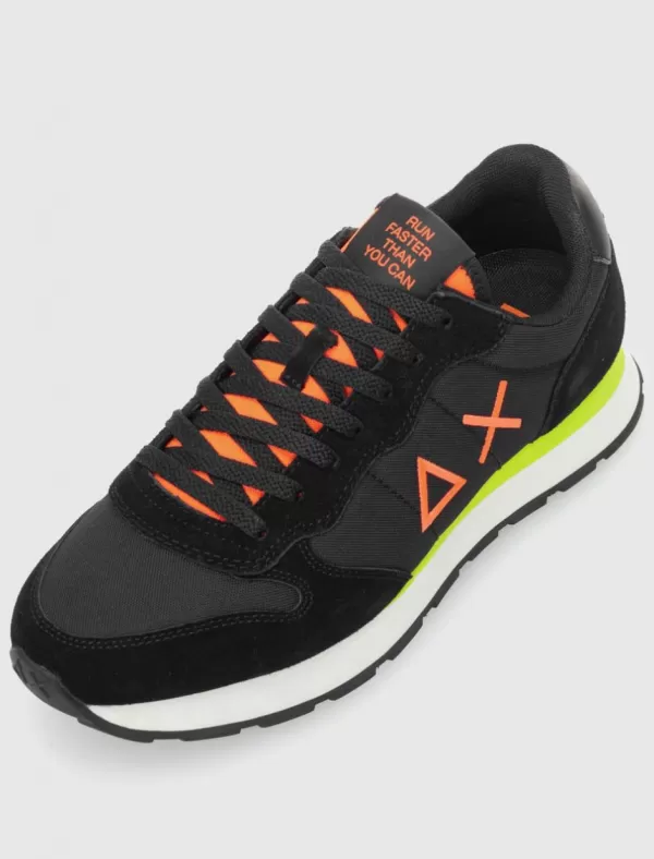 SUN68 Zapatilla Tom Fluo Negro>Hombre Zapatillas