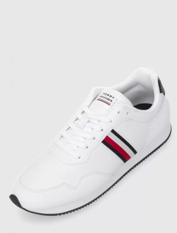 TOMMY HILFIGER Zapatilla Core Lo Runner Pu Lth Blanco>Hombre Zapatillas