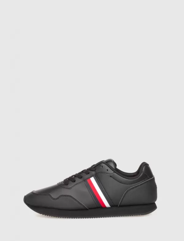 TOMMY HILFIGER Zapatilla Core Lo Runner Pu Lth Negro>Hombre Zapatillas