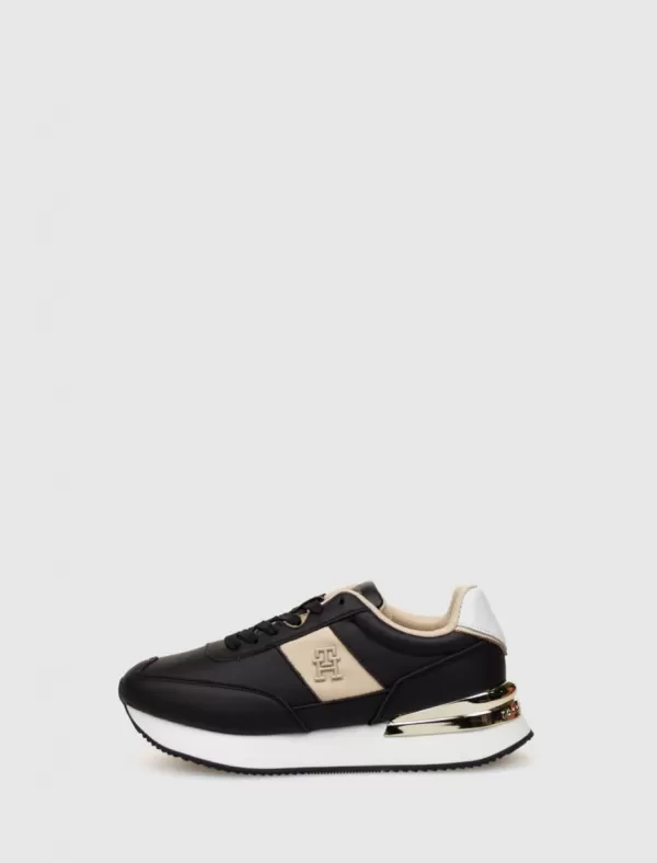 TOMMY HILFIGER Zapatilla Elevated Feminine Runner Hw Negro>Mujer Zapatillas