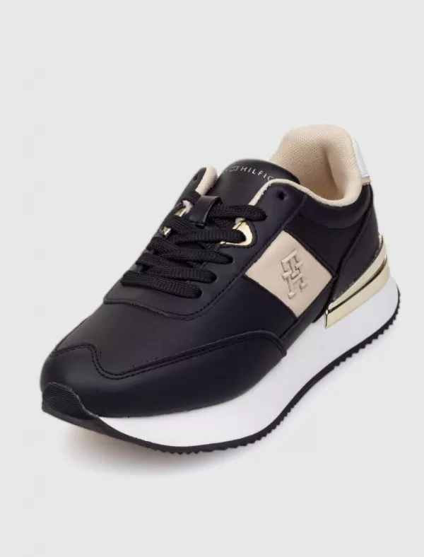 TOMMY HILFIGER Zapatilla Elevated Feminine Runner Hw Negro>Mujer Zapatillas