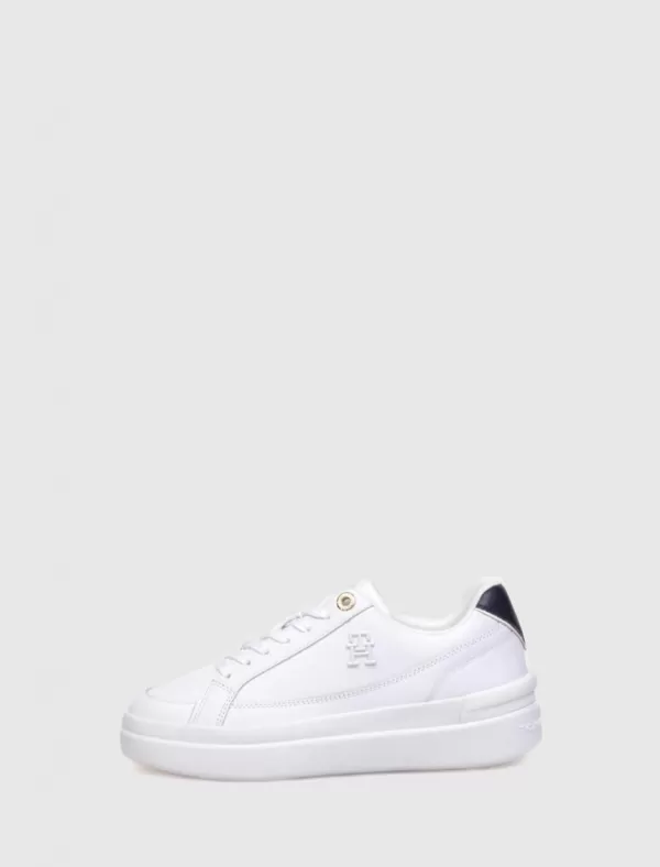 TOMMY HILFIGER Zapatilla Th Elevated Court Sneaker Blanco>Mujer Zapatillas