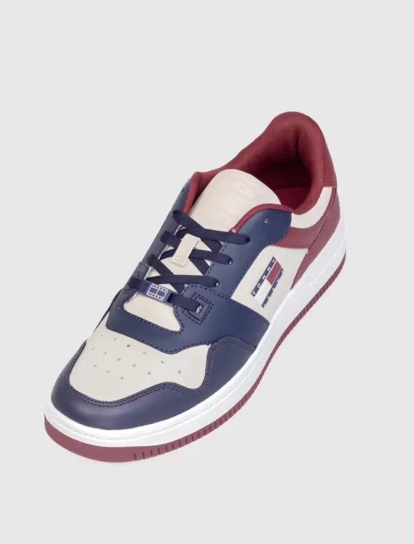 TOMMY HILFIGER Zapatilla Tjm Basket Premium Color Multi>Hombre Zapatillas