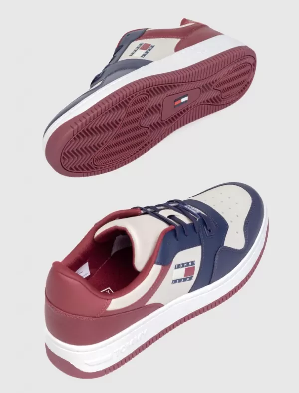 TOMMY HILFIGER Zapatilla Tjm Basket Premium Color Multi>Hombre Zapatillas