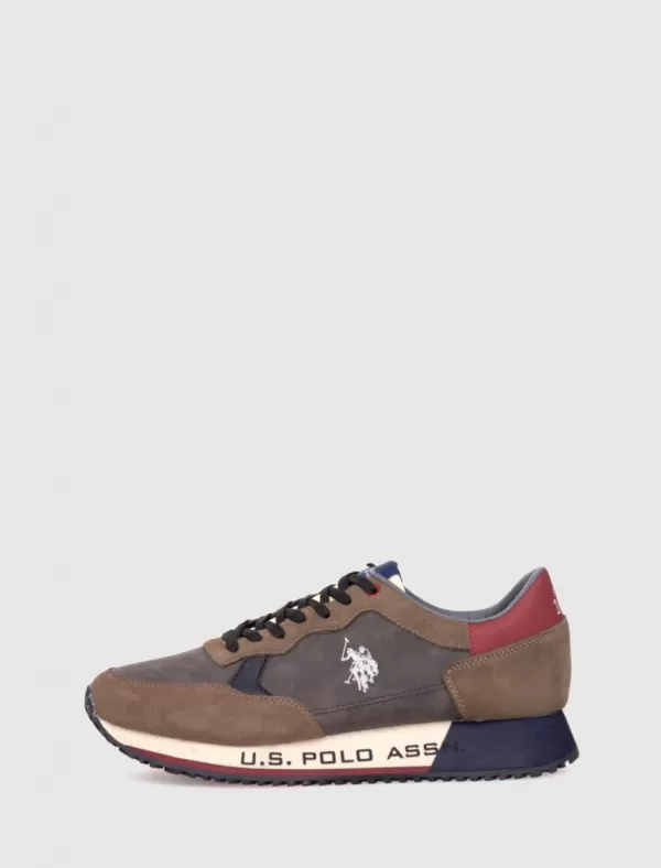U.S. POLO ASSN. Zapatilla Us Polo Assn Cleef005M Taupe>Hombre Zapatillas