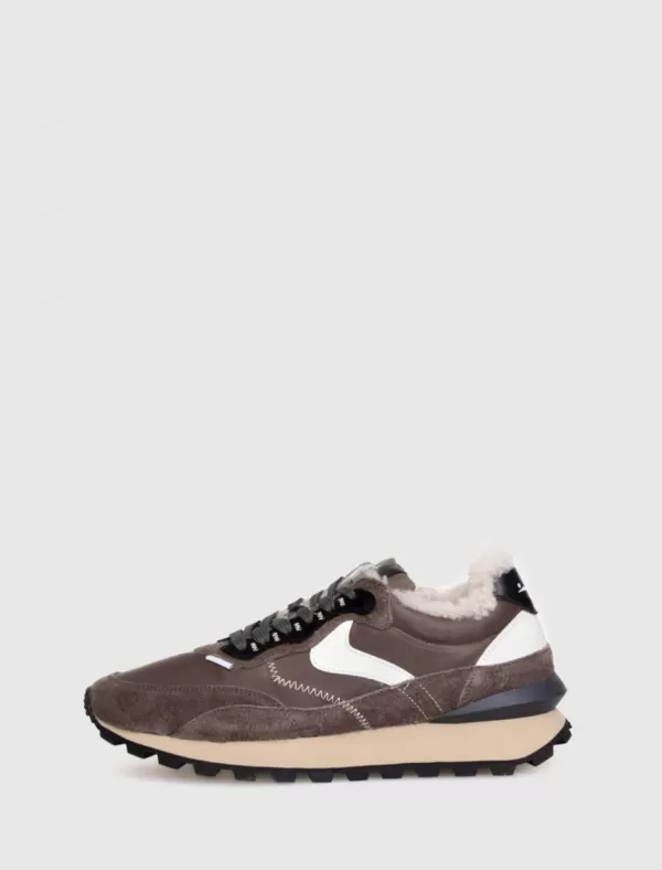 VOILE BLANCHE Zapatilla Qwark Taupe>Hombre Zapatillas