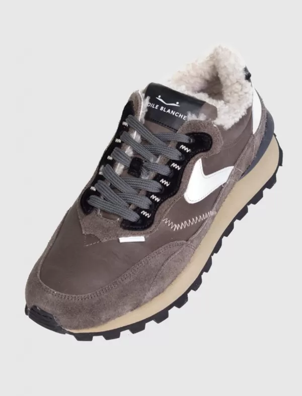 VOILE BLANCHE Zapatilla Qwark Taupe>Hombre Zapatillas