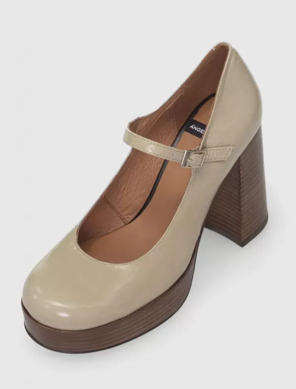 ANGEL ALARCON Zapato Gloria Taupe>Mujer Zapatos