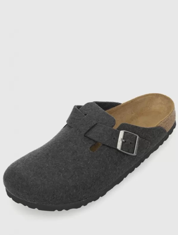 BIRKENSTOCK Zueco Boston Gris>Hombre Zuecos