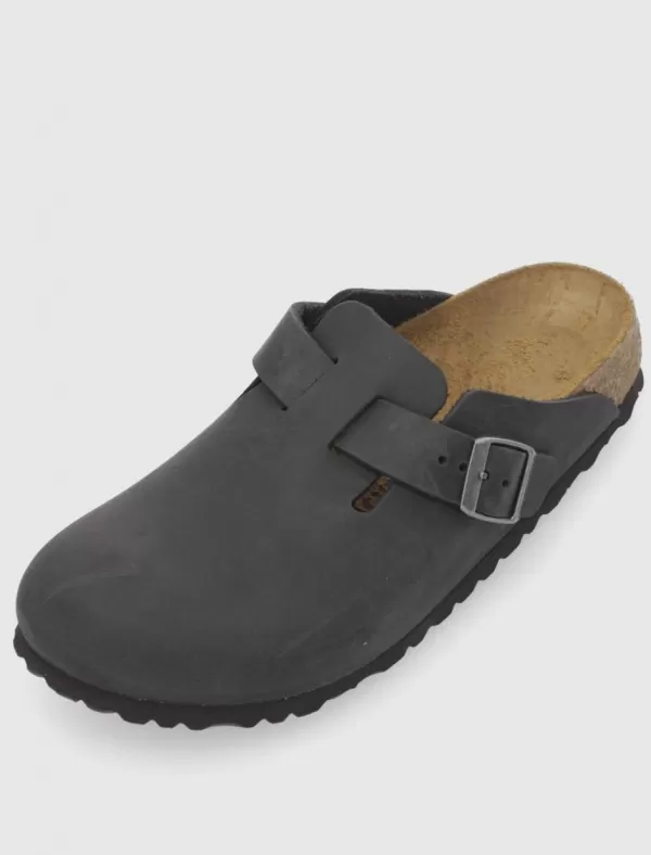 BIRKENSTOCK Zueco Boston Negro>Mujer Zuecos
