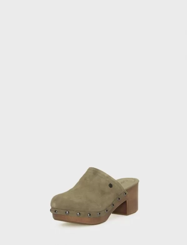 CARMELA Zuecos 160461 Taupe>Mujer Zuecos