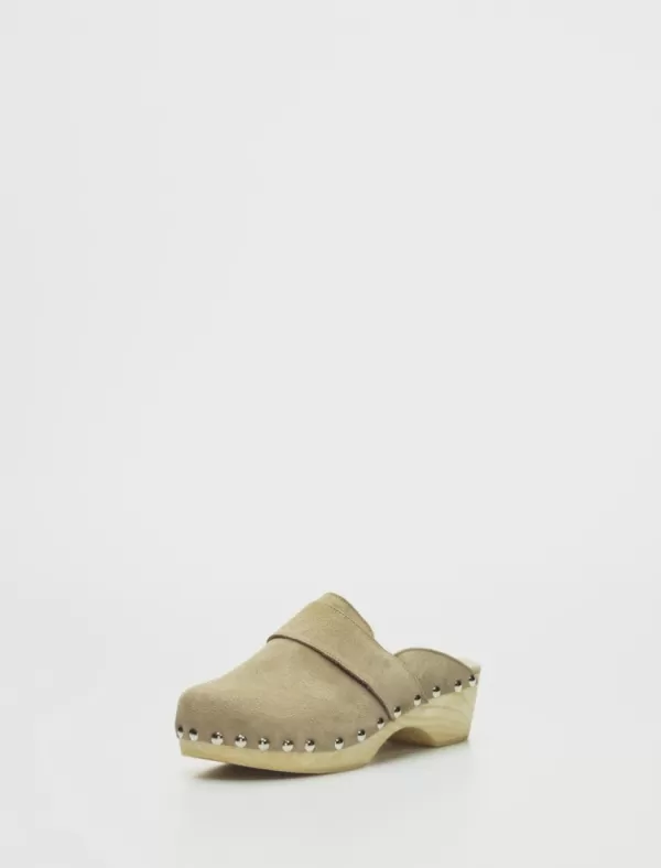 TIZIANA Zuecos Zueco Taupe>Mujer Zuecos